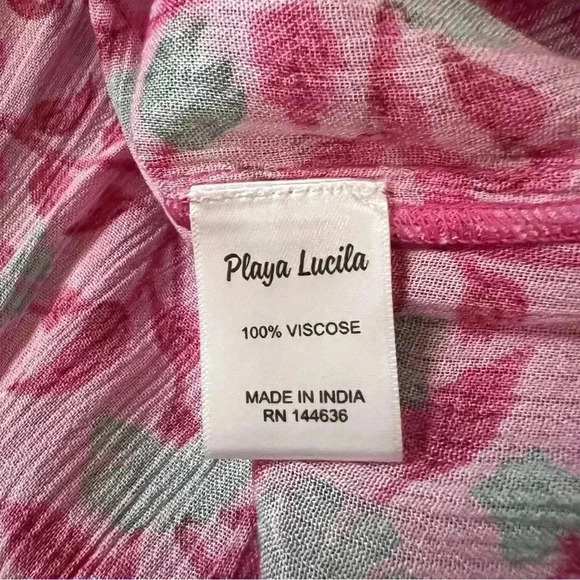 NWT Playa Lucila Floral Dress Pink - Picture 11 of 14